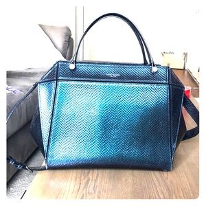 Henri Bendel Bijoux Metallic Satchel